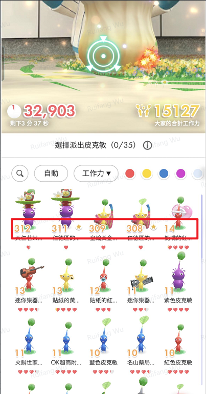 工作力排序功能