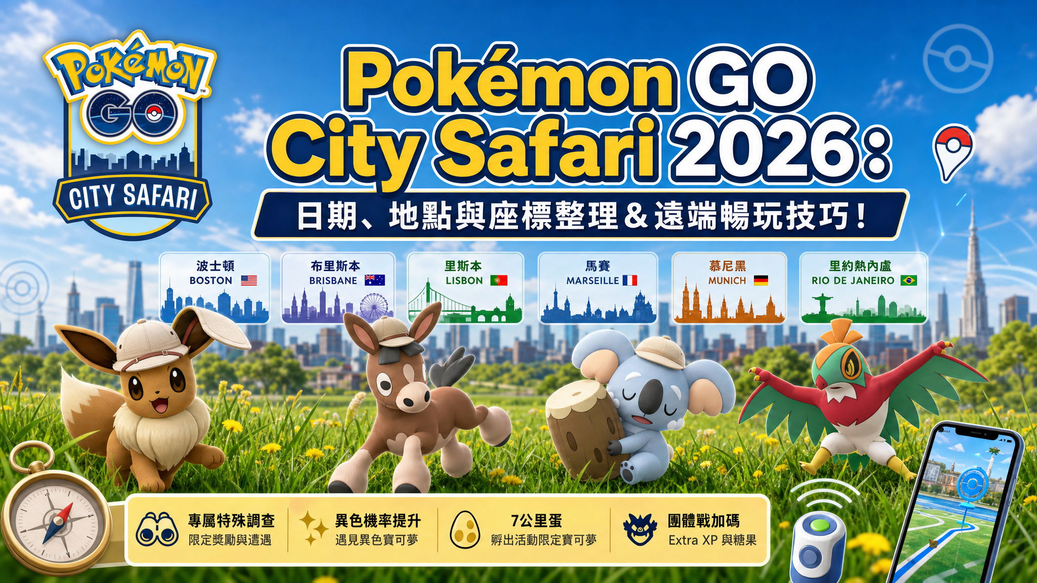 Safari探索城市日期與地點
